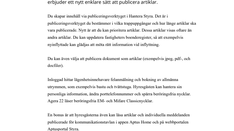 Nästa generation Agera kommunikationstavla är här 