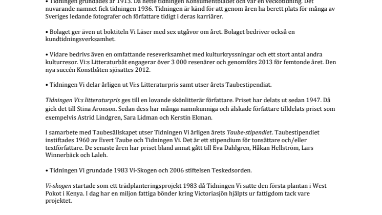 Faktablad