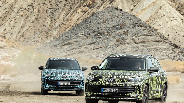 Lige nu køres de sidste testkørsler og udføres finjusteringer på næste generation af Tiguan