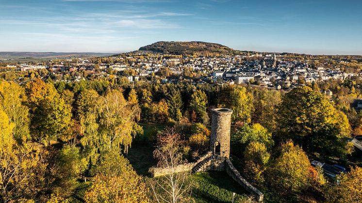 Blick auf die Bergstadt Annaberg-Buchholz (Foto: Stadt Annaberg-Buchholz/Philipp Herfort Photography)