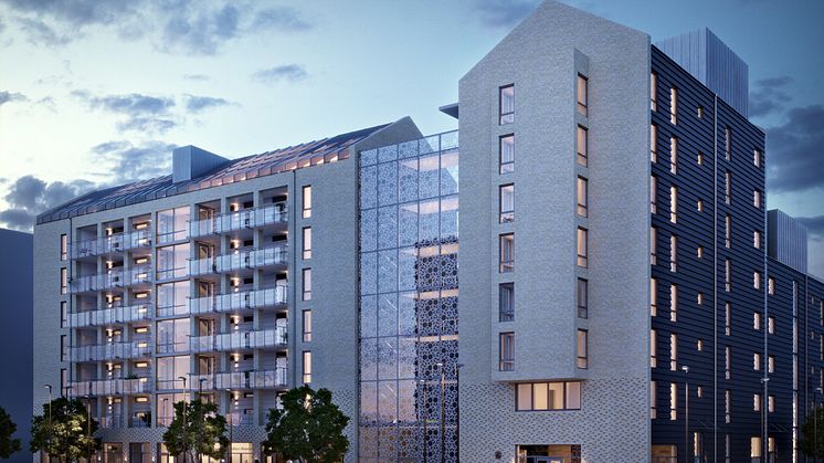 HSB säljstartar brf Cinnober med fokus på toppen.