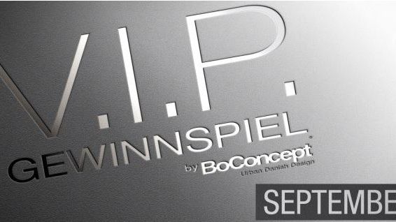 BoConcept NRW: BoConcept VIP Gewinnspiel: September 