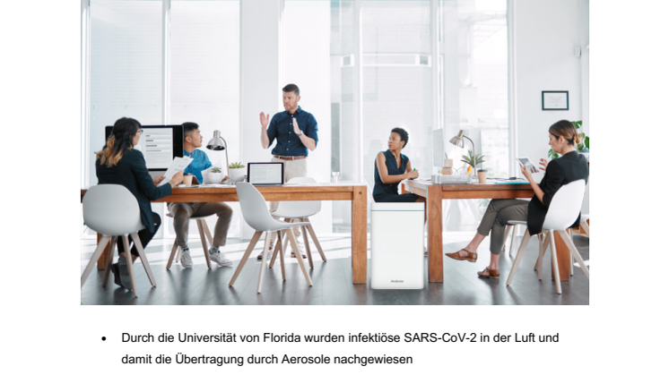 AiroDoctor® PDF Nachgewiesen Innovative Luftreinigung macht Viren und Bakterien unschädlich