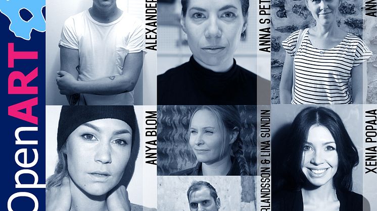 Lokala konstnärer som deltar i Open Art 2017