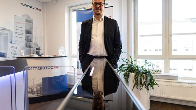 Dan Wikström, återvändande Sverigechef på Dormakaba.