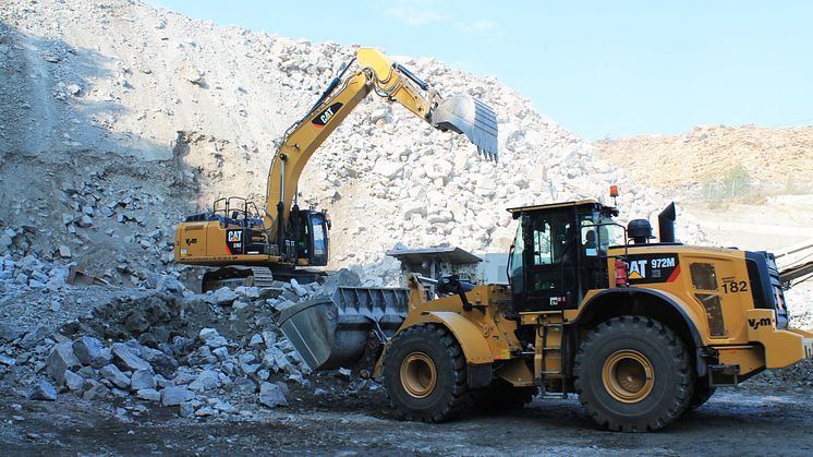Jätteaffär när VSM investerar i 27 nya Caterpillar-maskiner