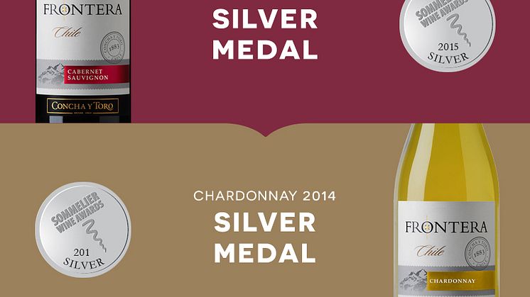 Silvermedalj till Frontera Chardonnay i Sommelier Wine Awards