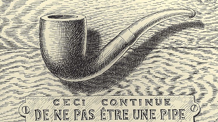René Magritte, La trahison des images © Bildupphovsrätt, Stockholm 2022