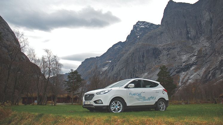 Hyundai ix35 FCEV hydrogenelektrisk bil