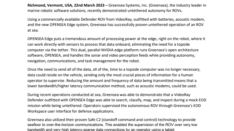 Mar23 Greensea Demonstrates Untethered Autonomy for ROVs.pdf