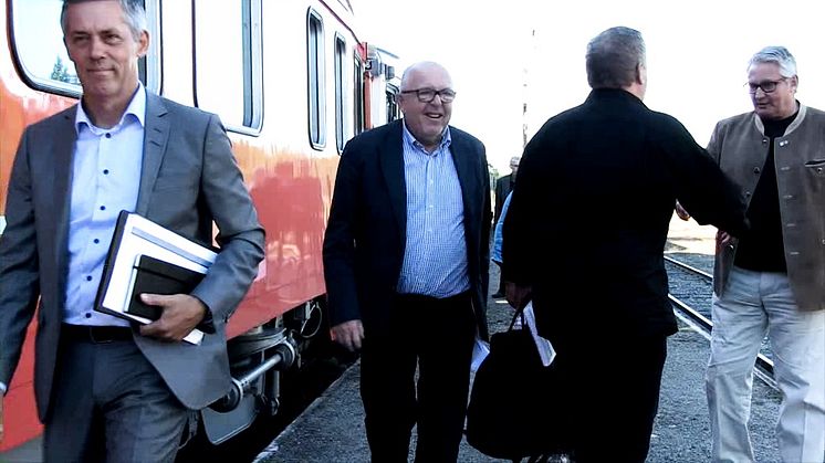 Infrastrukturministerns resa med Inlandsbanan