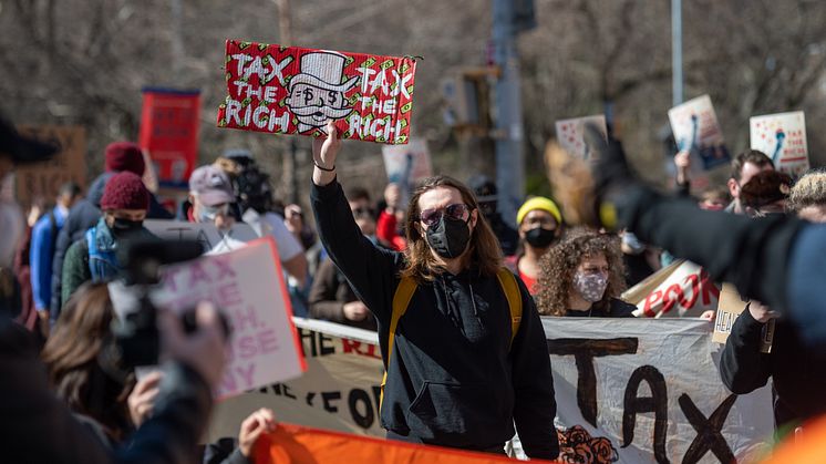 Foto: Shutterstock. Demonstration i New York City 2021.