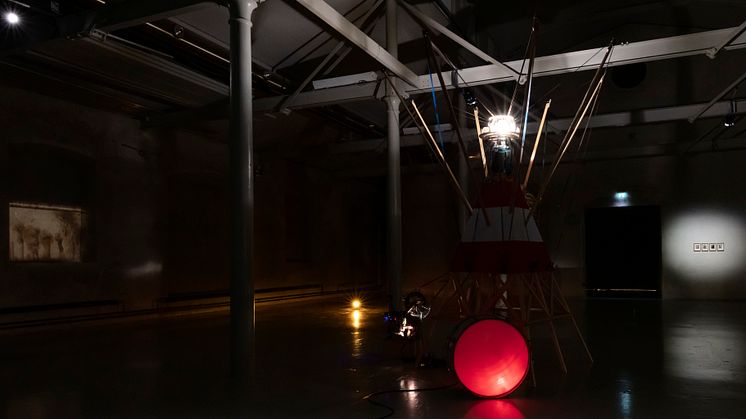 Navigational Aids, 2020, Youngjae Lih, installation, i utställningen för Beckers konstnärsstipendium 2021 