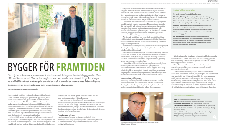 Bygger för framtiden