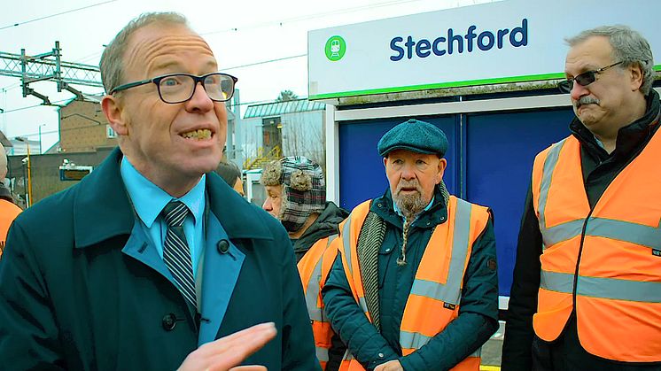 Richard Brooks at Stechford station