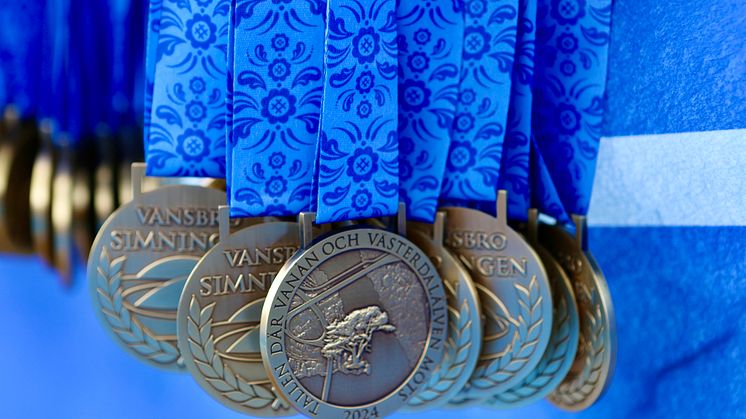 JUbileumsmedalj Vansbrosimningen 70:e gången