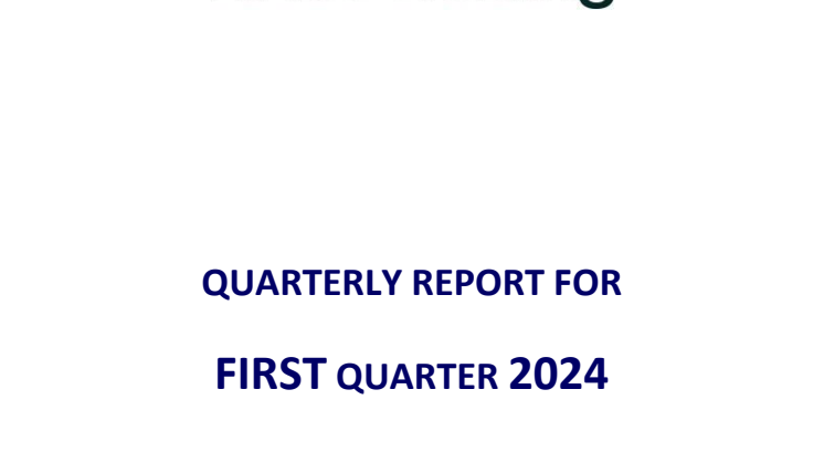 NHST Quarterly report for first quarter 2024 