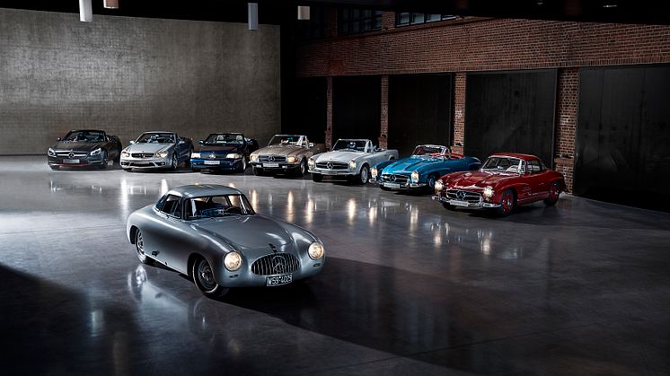 Mercedes SL genom 70 år