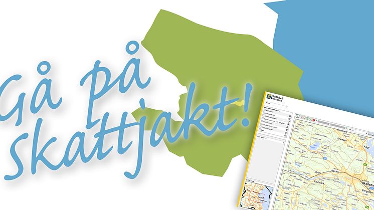 Skattjakt i samband med lansering av Skellefteå kommuns kartportal