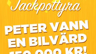 Peter från Göteborg vann en bil på bingojackpott hos Miljonlotteriet!