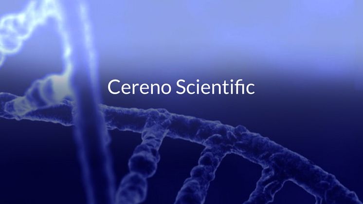 Cereno Scientific meddelar att en milstolpe har uppnåtts inom det prekliniska programmet CS014