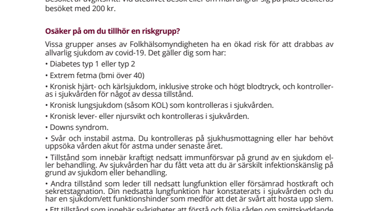 Boka ditt vaccin nu!