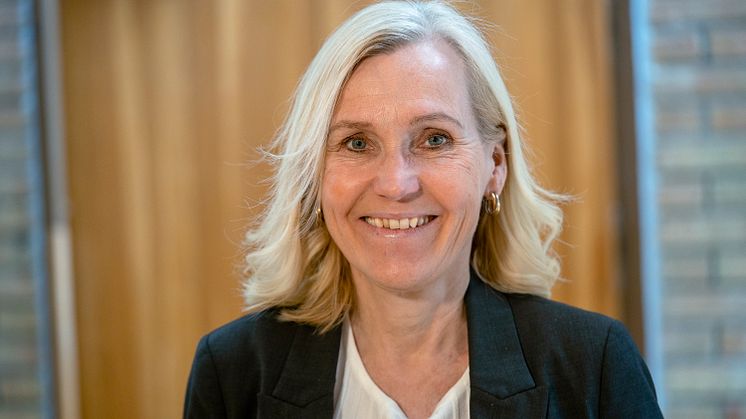 – Vi är förstås väldigt glada att den positiva utvecklingen fortsätter och att fler söker sig till högre utbildning, säger Cathrine Norberg, vicerektor för utbildning på grundnivå och avancerad nivå. Foto: Simon Öhman Jönsson