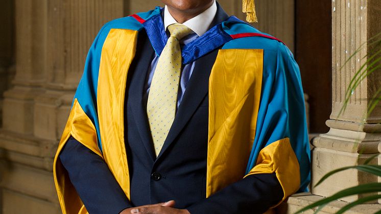 Dr Arnab Basu MBE receives Honorary Doctorate of Science from Northumbria University