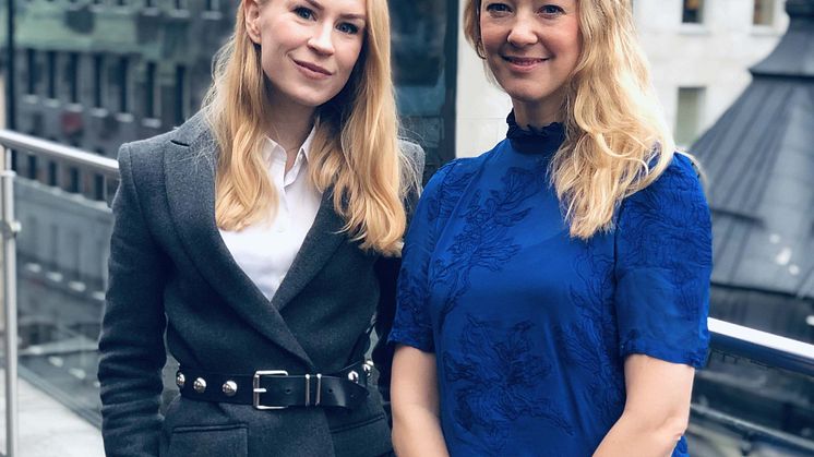 Elisabeth Salmgren von Schantz och Louise Rodebjer, nya delägare hos Wistrand
