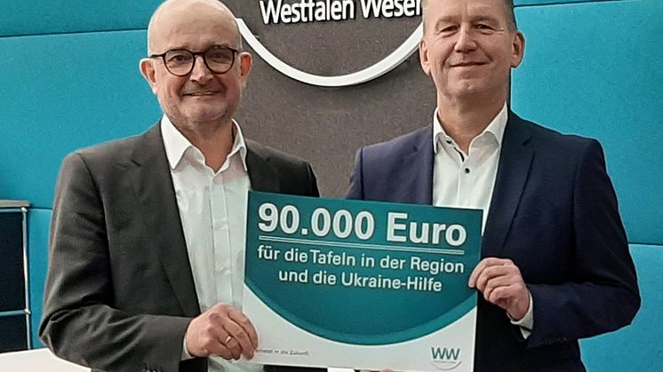 Westfalen Weser unterstützt Menschen in Not 