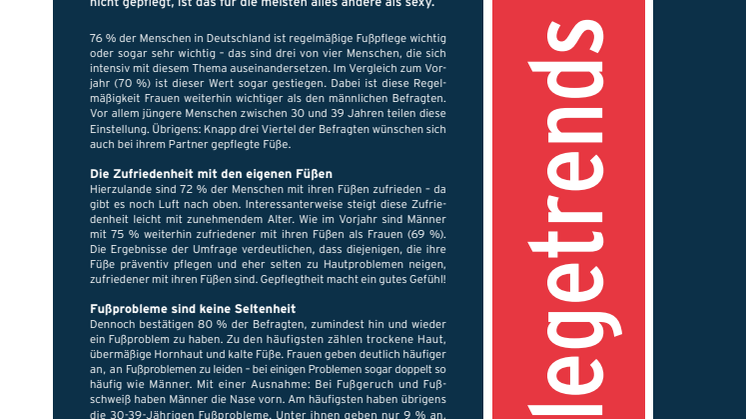 GEHWOL Fußpflegetrends 2022-2023: Fußpflege ist sexy
