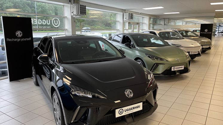 MG er flyttet ind hos Uggerhøj i Aalborg – klar til at levere de nyeste modeller og førsteklasses service til nordjyske bilkøbere