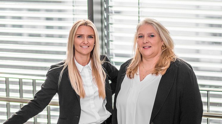 Katharina Kajzer (l.) und Sylvia Unger, Geschäftsführerinnen der NEXUS / ENTERPRISE SOLUTIONS. Bild Nexus Enterprise Solutions