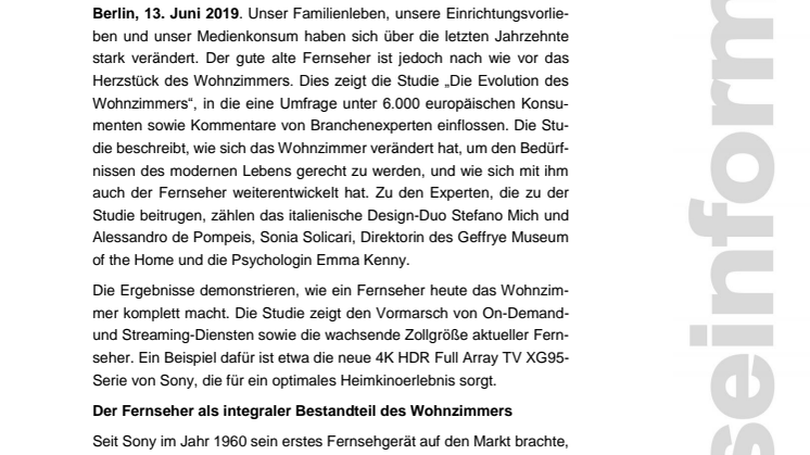 Die Evolution des Wohnzimmers