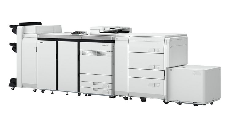 Nye kompakte imagePRESS V1000 er fullpakket med tekniske funksjoner som gir hustrykkerier og kommersielle trykkerier flere produksjonsmuligheter