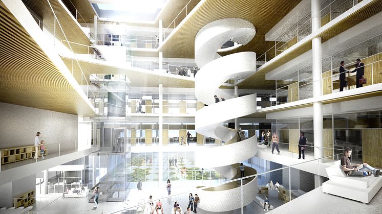 Förslag Ekonomihögskolan, Lund (interiör)