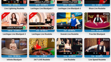 Livecasinospel från LeoVegas 