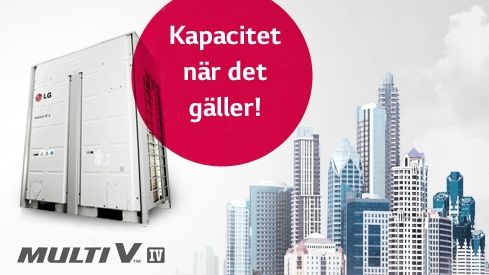 LG BELÖNAS MED EUROVENT-CERTIFIERING FÖR SITT ENERGIEFFEKTIVA VRF-SYSTEM MULTI V IV