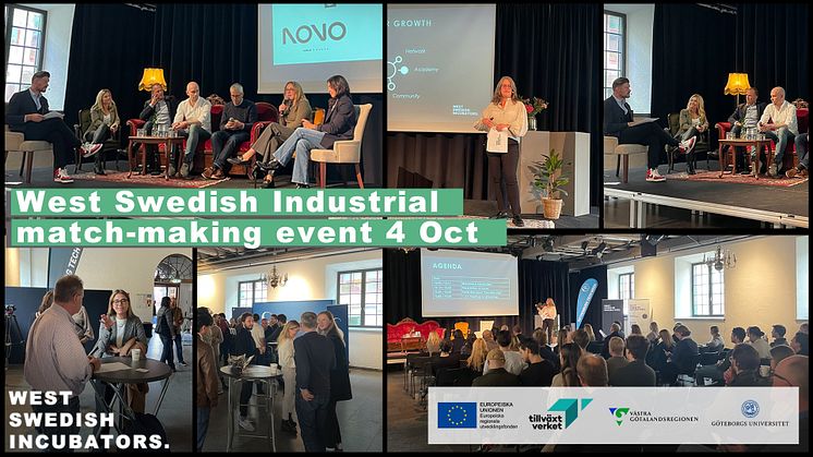 Yet another successful matchmaking event organized by West Swedish Incubators