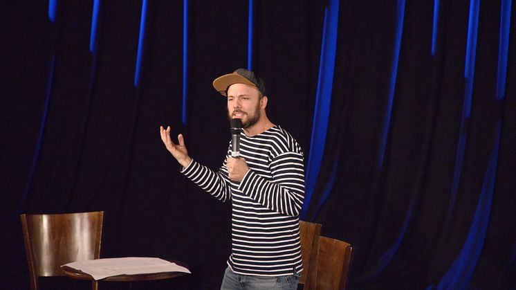 Kupfersaal - Auftritt von Slam-Poet Nils Straatman