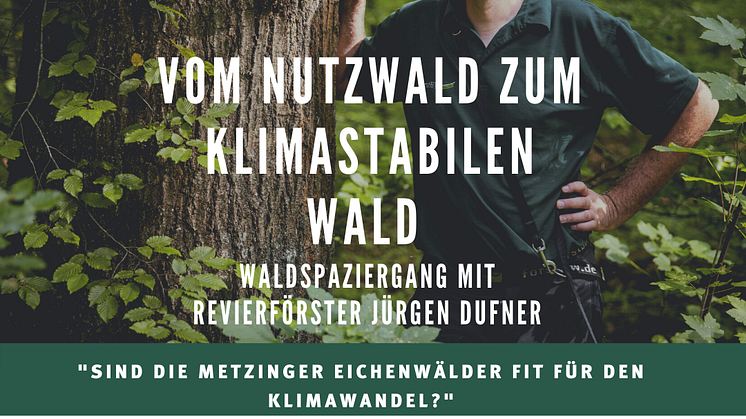 Vom Nutzwald zum klimastabilen Wald – Einladung zum Waldspaziergang mit Revierförster Jürgen Dufner