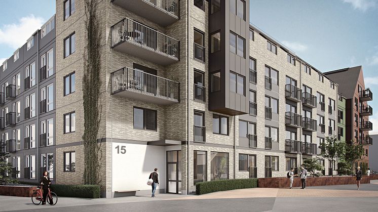 Bygglov Författaren 1 – bild 3. Illustration: Arkitektbyrån Design.