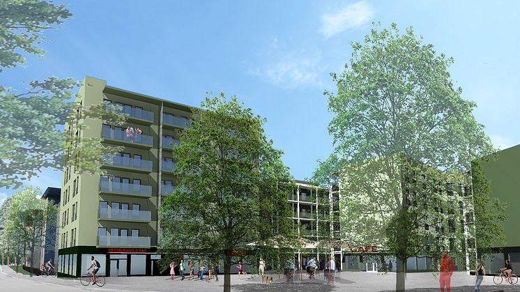 När fas 2 av Colonia är klart kommer området att erbjuda miljövänligt boende för cirka 1000 studenter och forskare