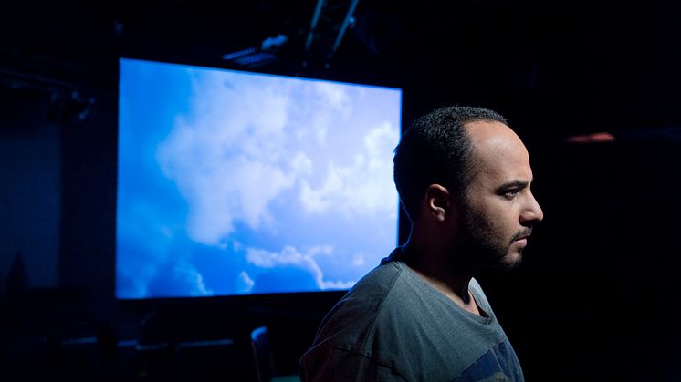 Magdi Saleh i Jihadisten. Gästspel från Göteborgs Stadsteater på Intiman 11 och 12 januari 2018. Foto Ola Kjelbye.