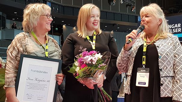 Sari Isberg - relationsförvaltare Göteborg och Sarah Pettersson - relationsförvaltare Stockholm. Båda från Stena Fastigheter. 