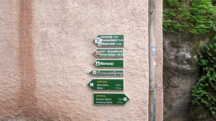 Skilte på Wartburg