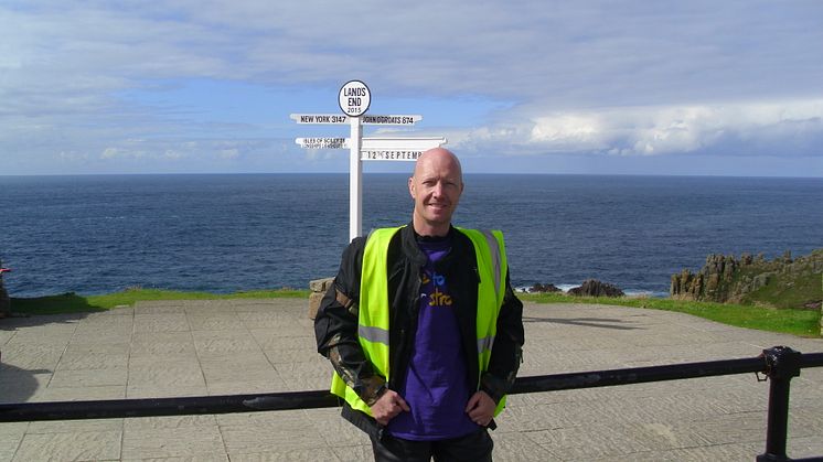 ​Worcester man completes 3,000 mile motorcycle ride for the Stroke Association