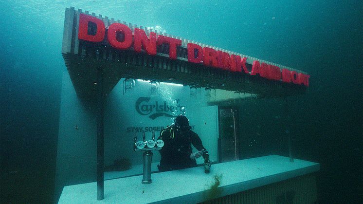 Carlsberg Sverige öppnar undervattensbar