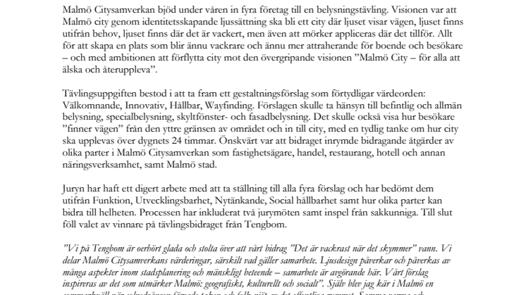 Lysande förslag vinner tävling