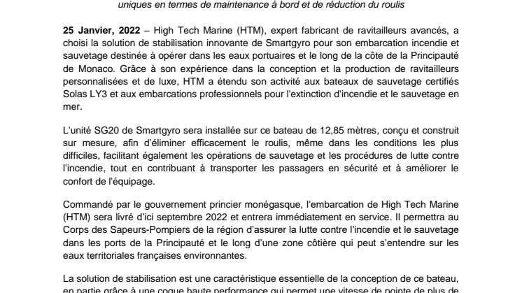 FR - 25 Janvier 2022 - Smartgyro fournit son SG20 pour le patrouilleur High Tech Marine.pdf